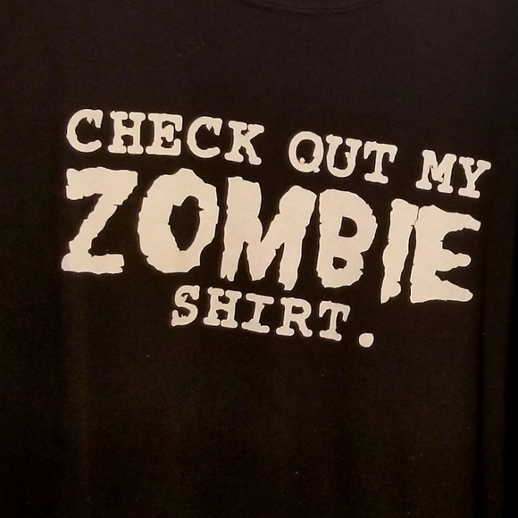 Halloween check out my white scary zombie t shirt XL costume - Picture 6 of 6